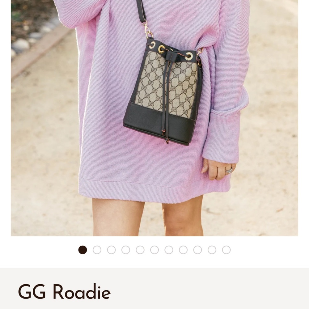 Selling new vintage boho bag (recycled Auth Gucci) paid $800 to Canada $350